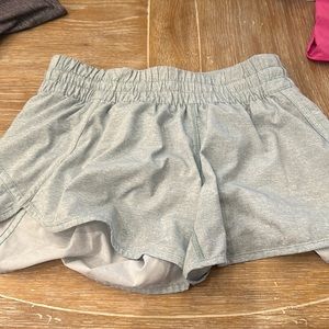 Seafoam Green Lulu Lemon Tracker Shorts